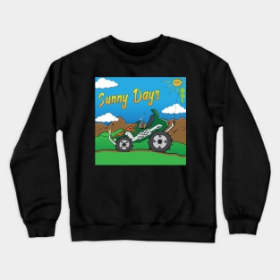 Sunny Days Green Offroad 4x4 Rock Crawler Truck Crewneck Sweatshirt